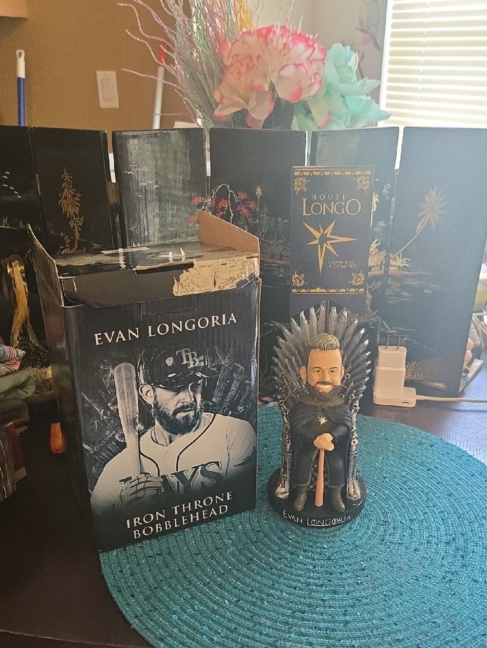 Iron Throne Style Bobblehead Figurine in Teal and Black by Game Of Thrones
